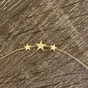 Gold star adjustable bracelet